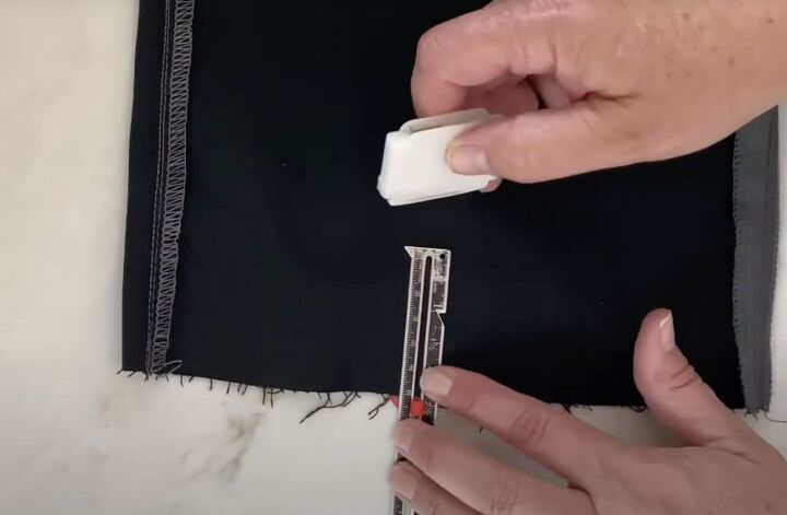 how to cut your jeans at the ankle