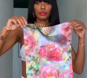 Do yourself a favor and copy this sexy scarf and necklace idea ASAP