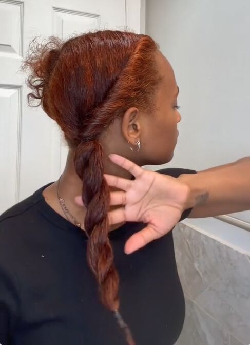 a twist tutorial that looks like braids, Twisted hair