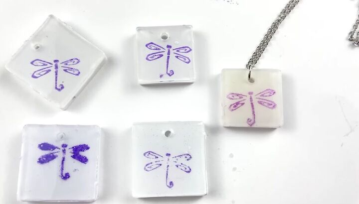 how to diy a cute resin dragonfly pendant, DIY dragonfly pendant