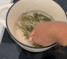 We might have found the next best way to use boiled rosemary EVER...