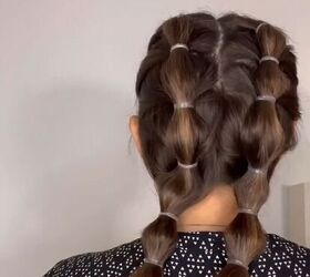 We just found the BEST hack for getting all these little rubber bands out of your hair without yanking all your hair out