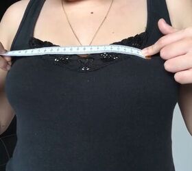 awesome t shirt upcycle idea how to sew a corset top, Creating pattern