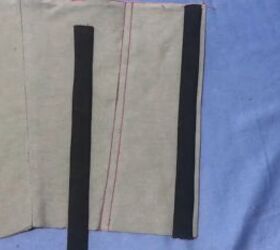 awesome t shirt upcycle idea how to sew a corset top, Creating channels