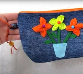 How to DIY a Cute Floral Cosmetic Bag