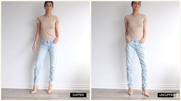 5 easy style hacks that transform your outfit in 60 seconds, Cuffing and rolling jeans