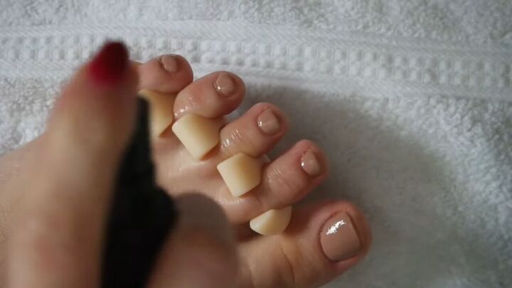 how to paint your toenails diy pedicure tutorial, Cleaning nails