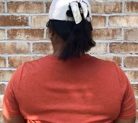 these 2 claw clip hacks will save you this summer, Hack 2 The baseball cap