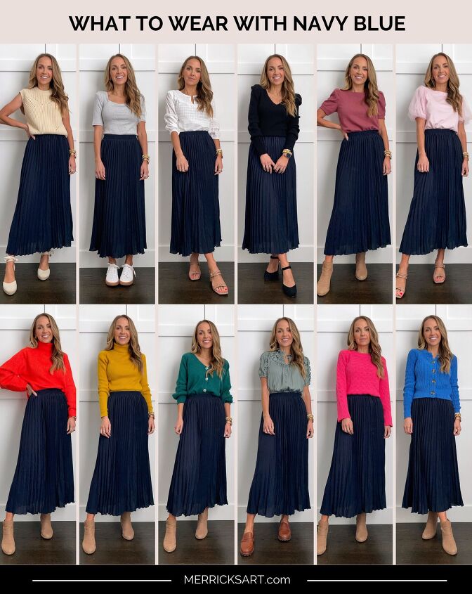 What To Wear With Navy Blue Shirt What Colors to Wear With Navy Blue | Upstyle