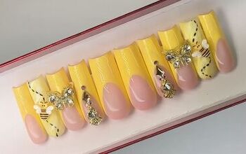How to Create Cute French-Tip Yellow Nails For Spring