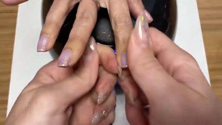 easy sheer color nail polish tutorial, Applying cuticle oil
