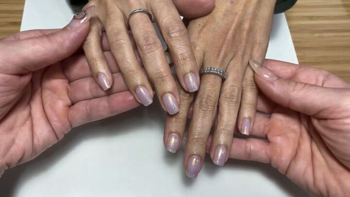 easy sheer color nail polish tutorial, Sheer color nail polish