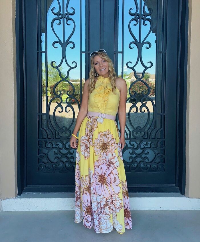 4 ways to style a floral maxi skirt
