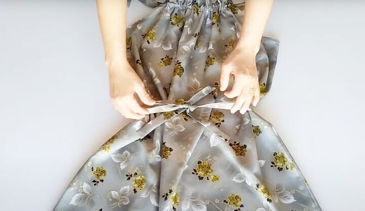 how to sew a cute spring and summer dress, Finishing