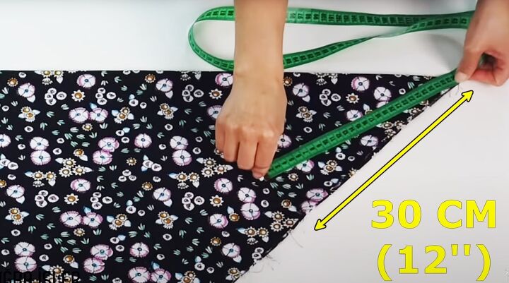 how to diy a cute maxi skirt 8 ways to style it, Measuring