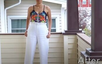 How to Upcycle Cute Ruffle Pants