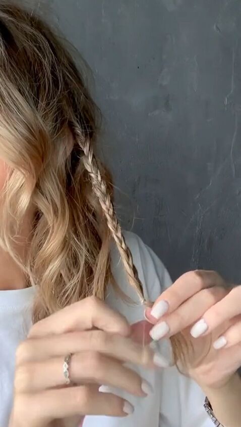 make your own headband out of braids, Braiding