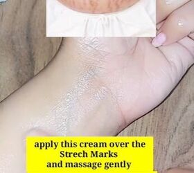 get rid of stretch marks with this diy recipe, Applying to skin