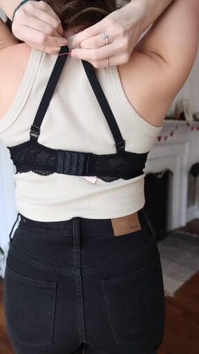 how a paperclip can solve your bra s biggest issue with tanks, Attaching straps