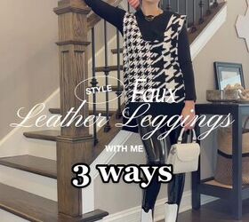 3 Ways to Style Patent Leather Leggings