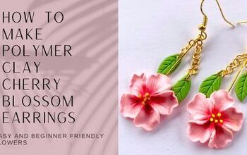 How to DIY Cute Blossom Earrings