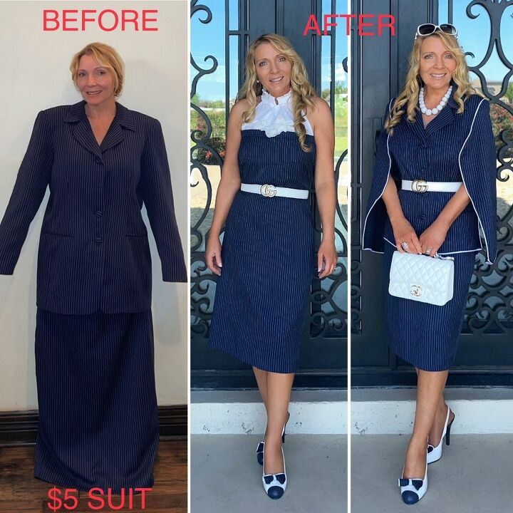 have an old suit give it a fun new makeover