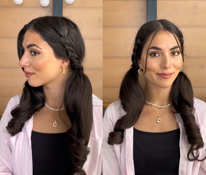 wow the cutest braided pigtail tutorial, Cutest braided pigtail