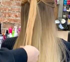 It&#39;s way easier than you think to do this impressive half-up hairdo