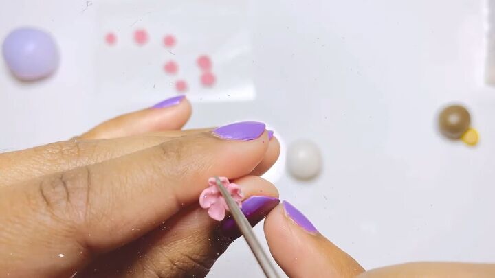 how to diy cute blossom earrings for spring, Making petals
