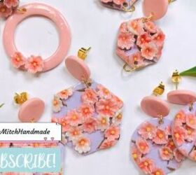 How to DIY Cute Blossom Earrings for Spring