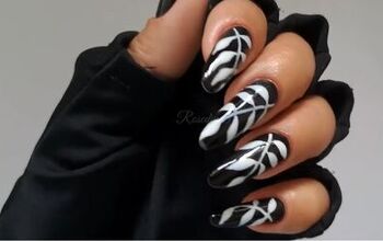 Cute and Easy Black and White Nail Design for 2023