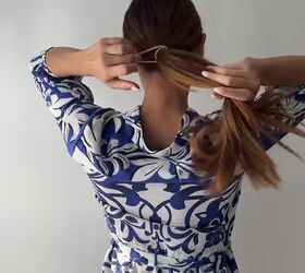 no more loose hair with your clip, Making ponytail