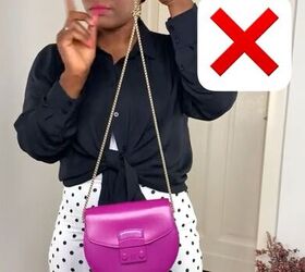 She shows you the right way to shorten your purse (and it's almost too easy)