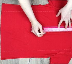 Turn a simple tee into a stylish woven top — no sewing needed