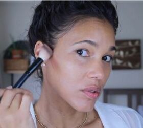 how to do an easy soft natural makeup look, Applying contour