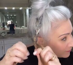 Want a cleaner and more elevated braided bun? Try this super-simple hack