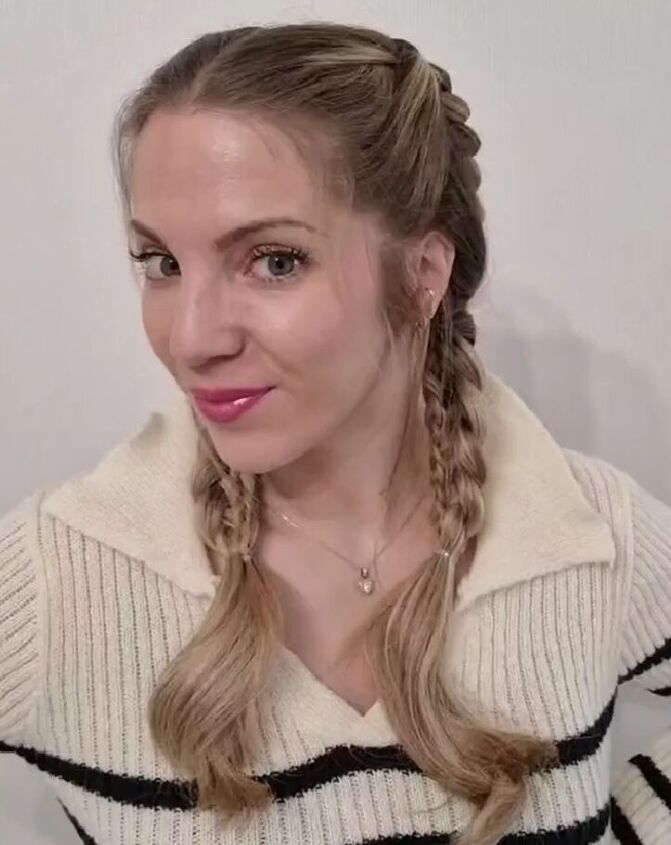 perfect hair hack for those who can t double dutch braid, Cute Dutch braids