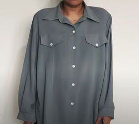 The simple sleeve trick turning thrifted shirts into new favorites