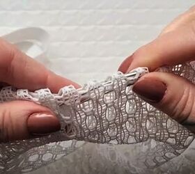 upcycle tutorial how to diy a net skirt, Inserting elastic