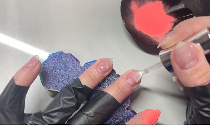 how to diy cute red polka dot nails, Preparing nails