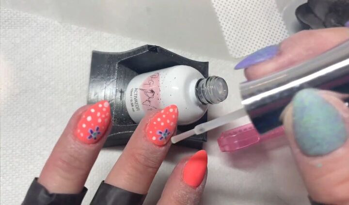 how to diy cute red polka dot nails, Activating nails