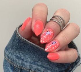 How to DIY Cute Red Polka Dot Nails