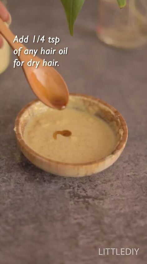 how to diy an easy protein powder paste for hair loss, Protein powder paste for hair loss
