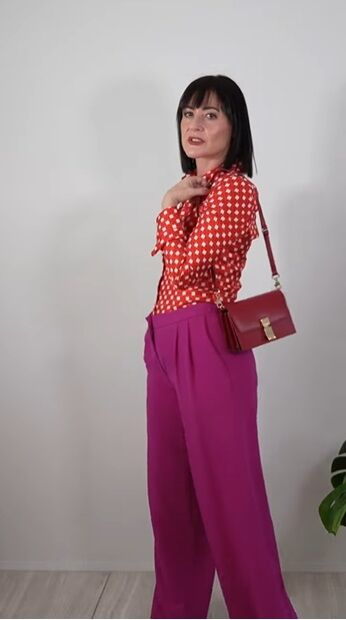 5 color coordinated outfit ideas, Orange and pink