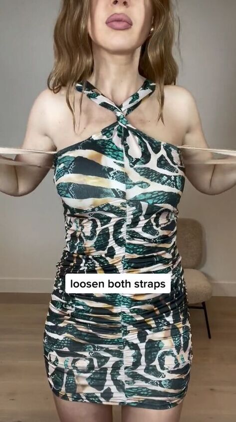 how to hide your bra straps this summer, Loosening the straps