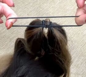 sexy braid tutorial how to make a braid look thicker, Tying hair