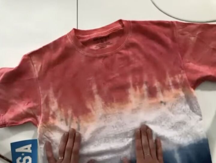 how to firecracker tie dye a t shirt