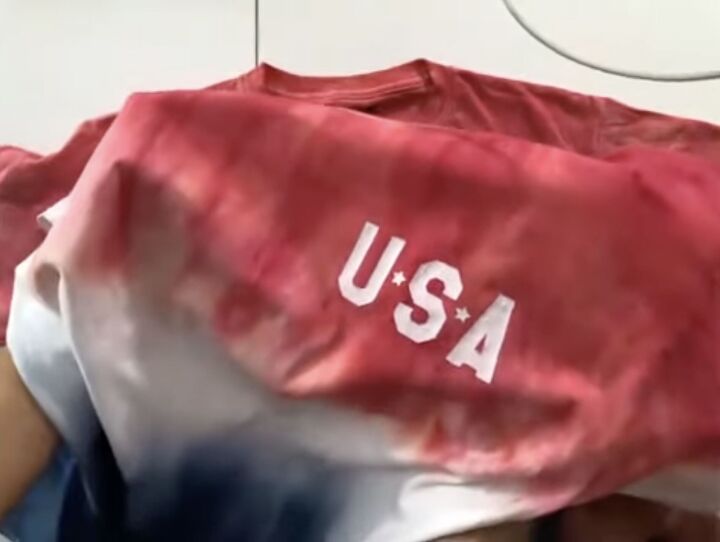 how to firecracker tie dye a t shirt
