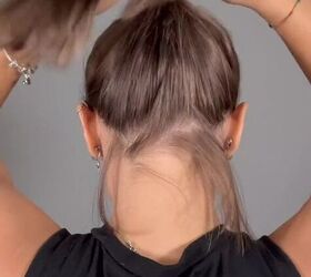 Tired of all those loose hairs left out of your ponytails?  Try this hairstyle today