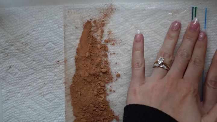 how to fix broken powder makeup without alcohol, Bagging the powder